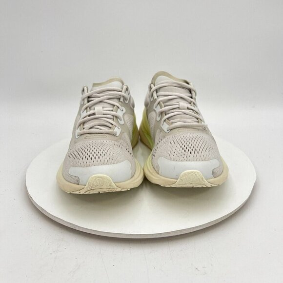 Lululemon Blissfeel Women Sz 8.5 Vapor White Lemon Sorbet Athletic Running Shoes - Picture 2 of 14